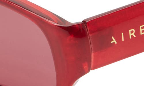 Aire Caellum Oval Sunglasses In Red