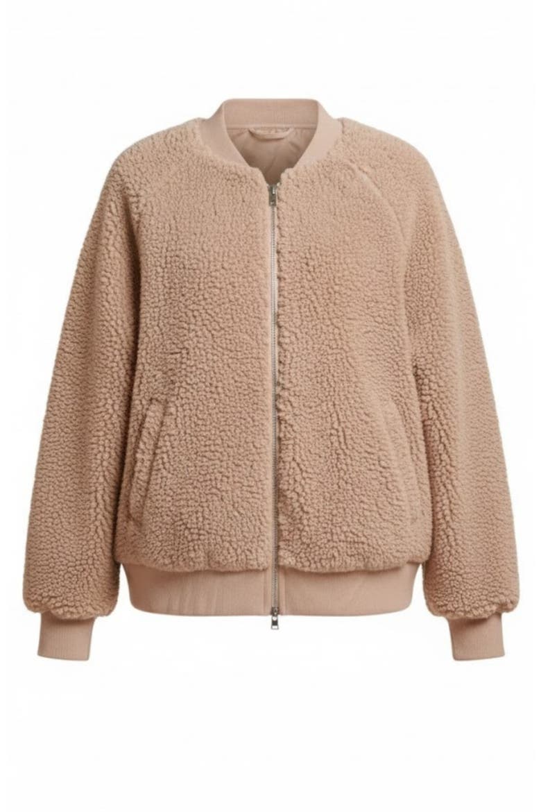 Cozy Before & After Maternity Jacket, Alternate, color, Taupe