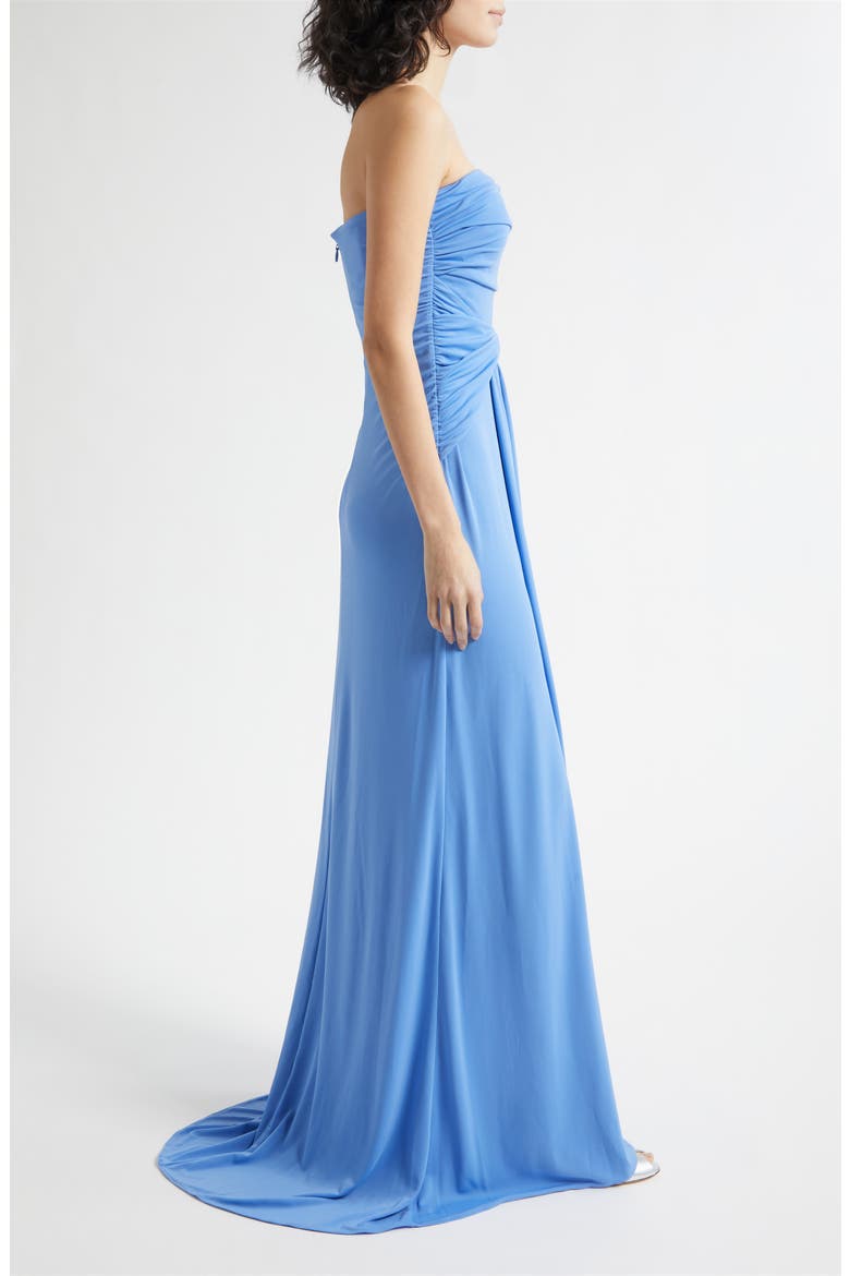Oleana Strapless Gown, Alternate, color, ULTRAMARINE