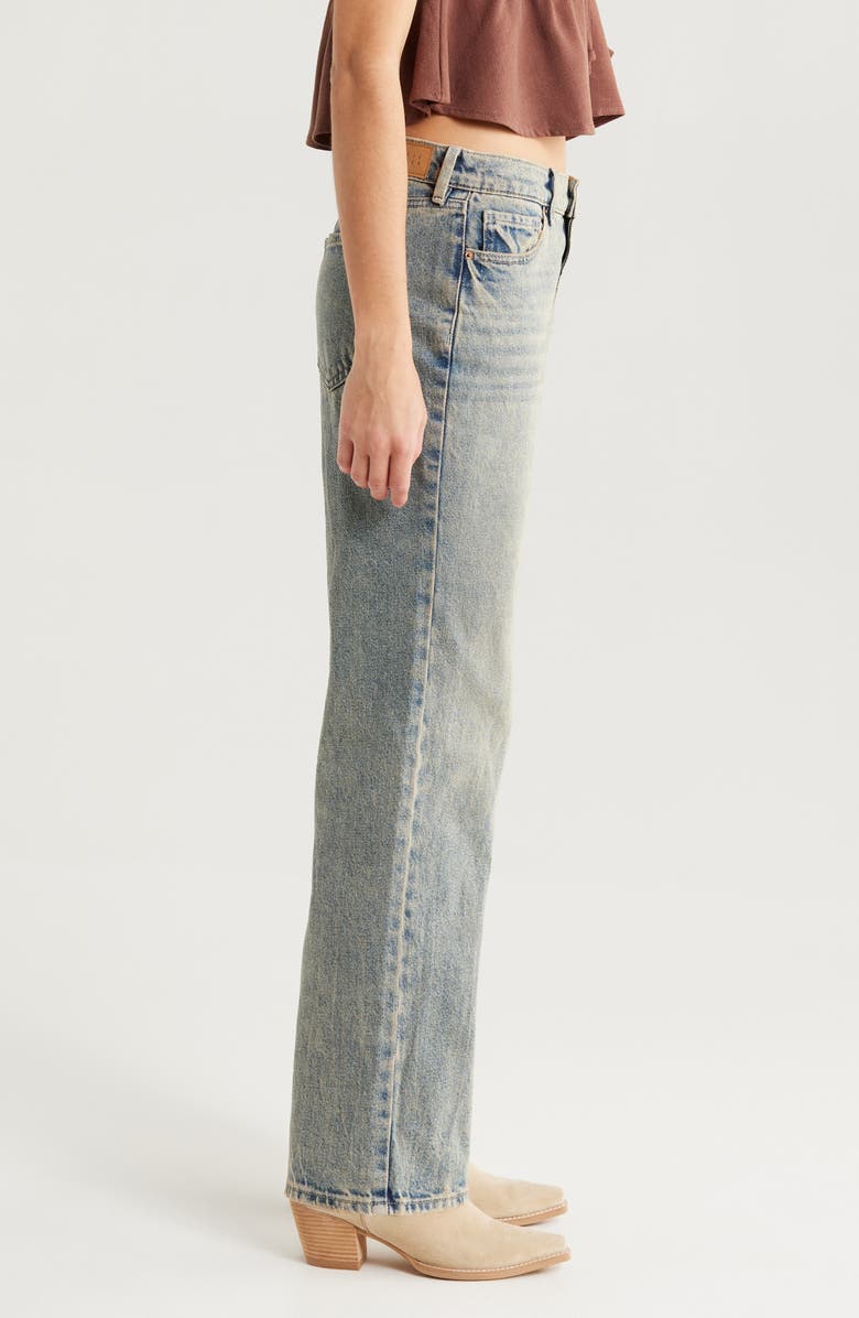 PacSun Olivianna Straight Leg Jeans, Alternate, color, Med Wash