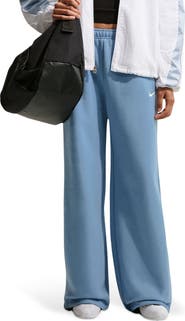Nike Studio Fleece Wide Leg Sweatpants