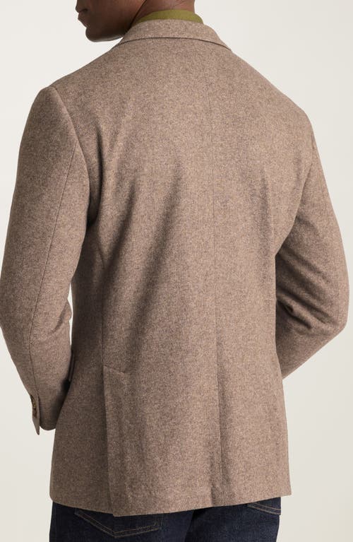 Bonobos Slim Fit Wool Blend Knit Blazer In Burgundy