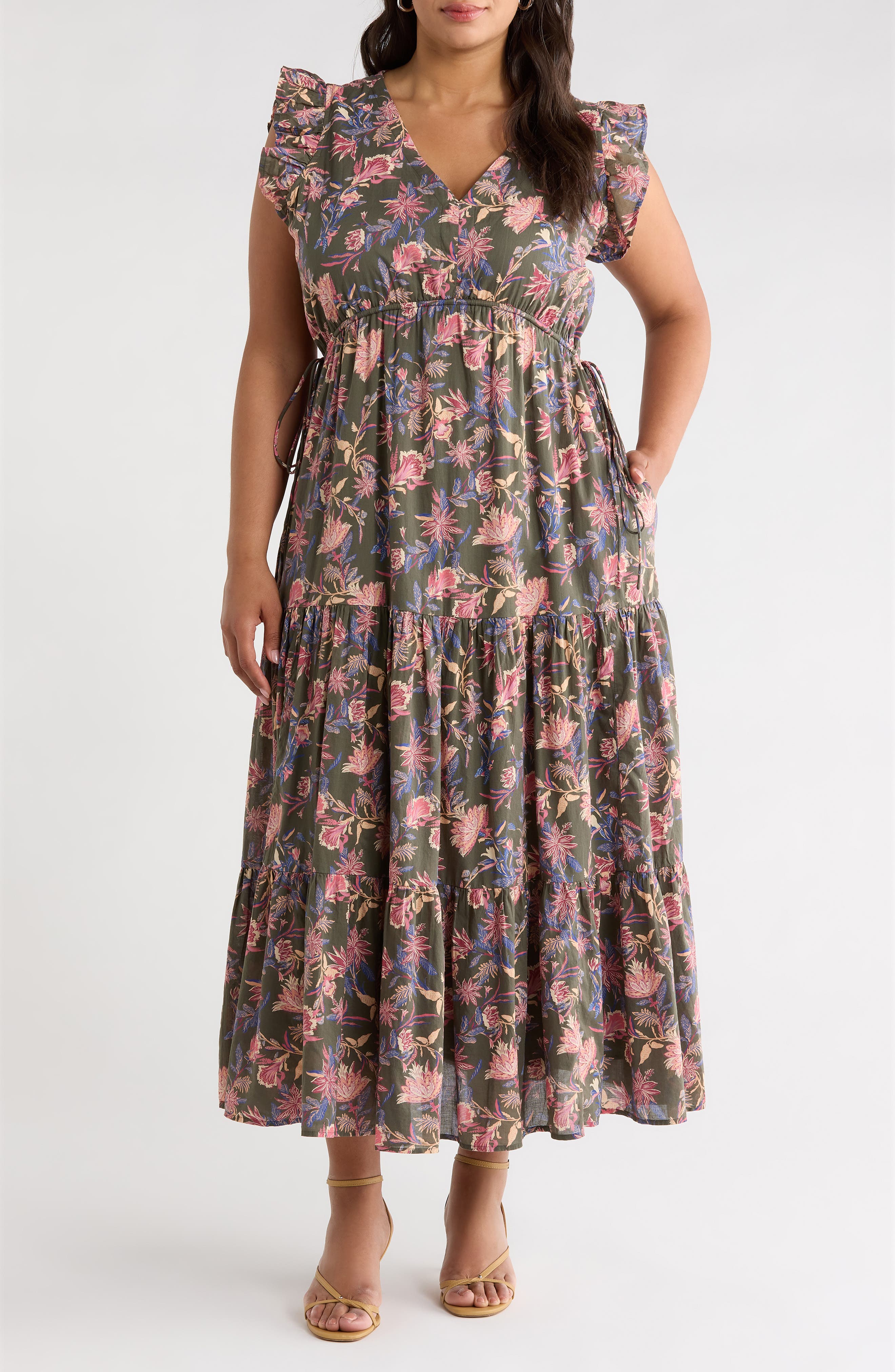 selected OLIVE FROU FLORAL