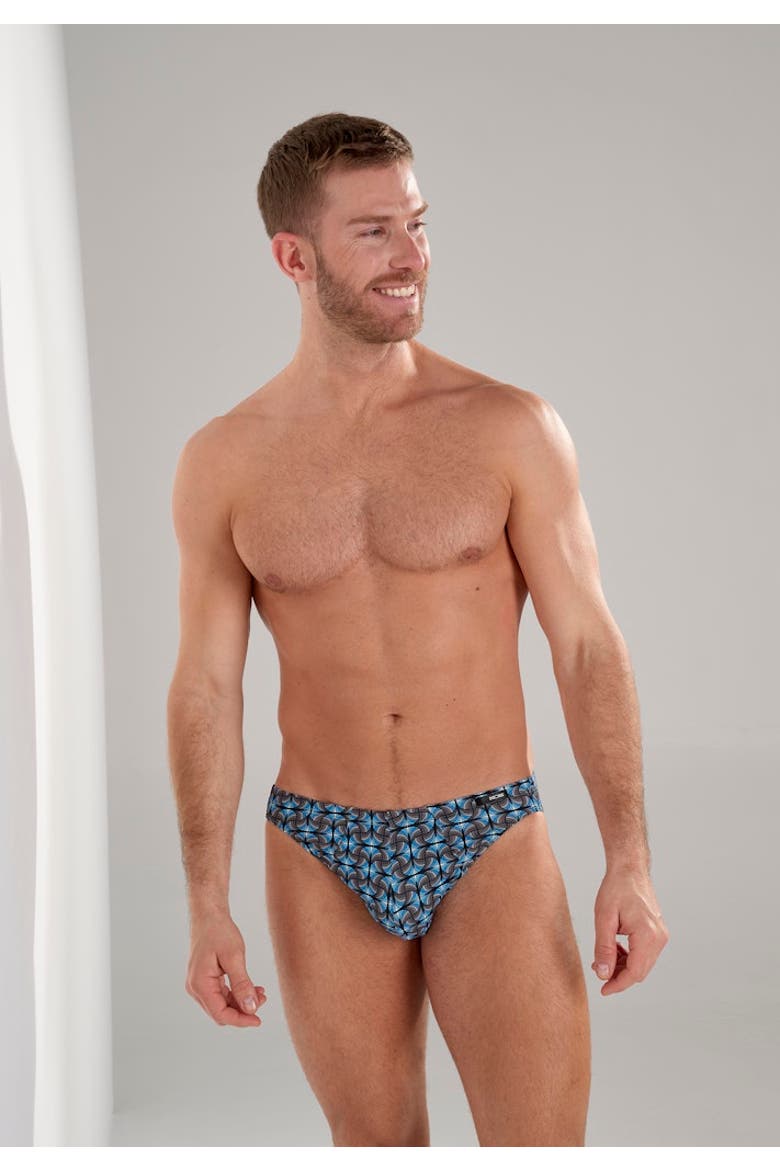 Aloys Comfort Micro Briefs, Alternate, color, Dark Grey Print