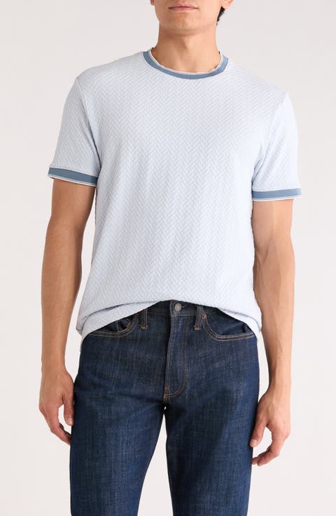 Textured Crewneck T-Shirt