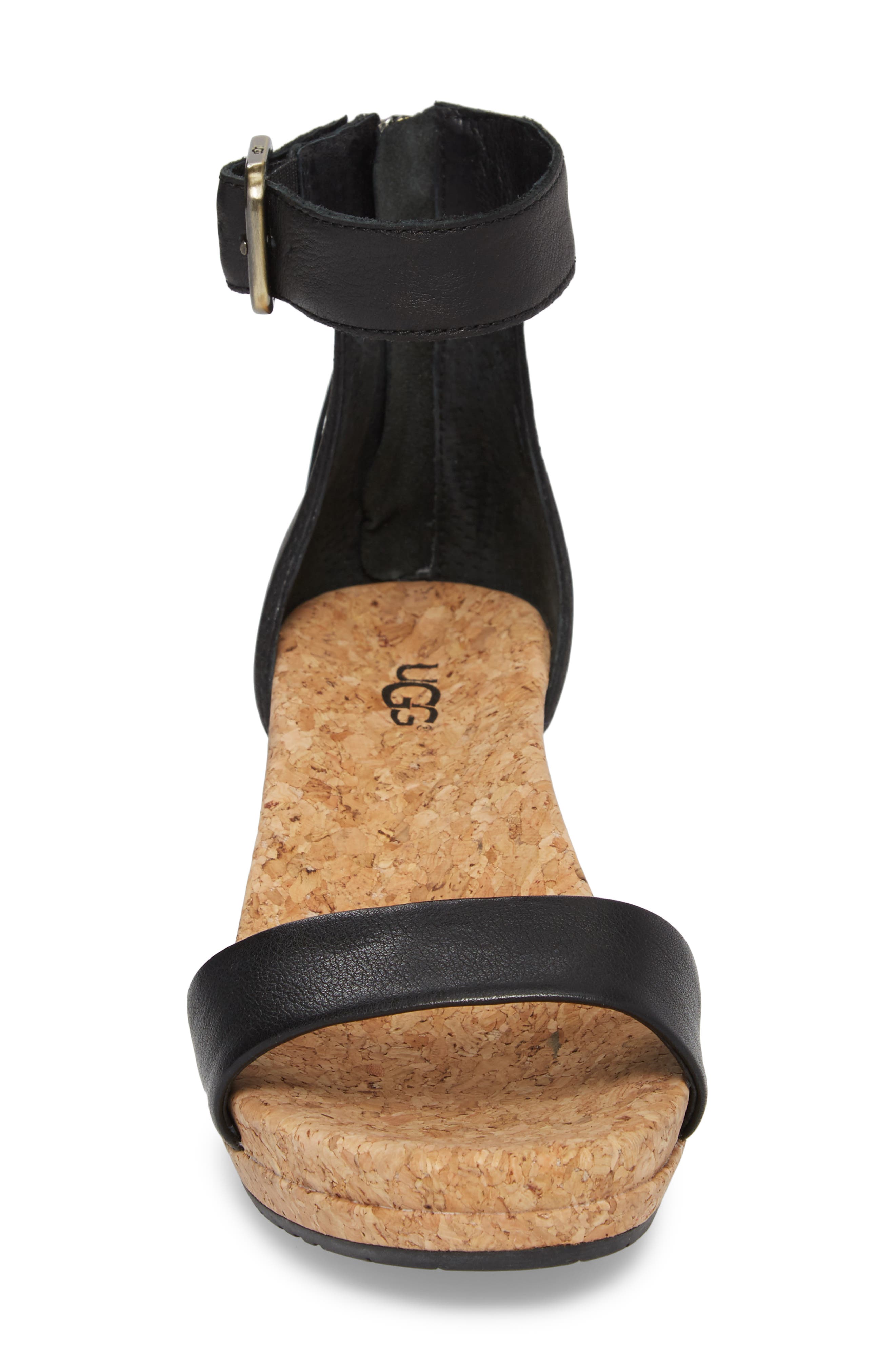 UGG<sup>®</sup> Zoe Wedge Sandal, Alternate, color, 