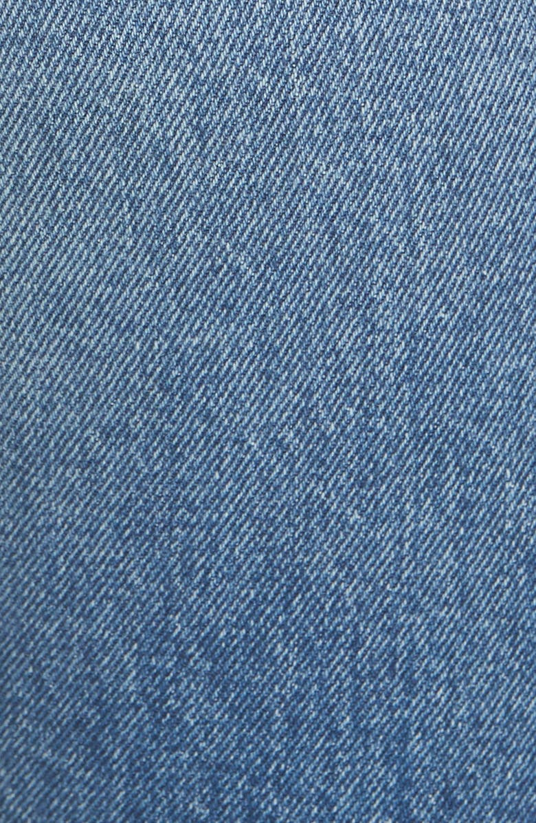 Free People Stella High Waist Raw Hem Skinny Jeans, Alternate, color, 