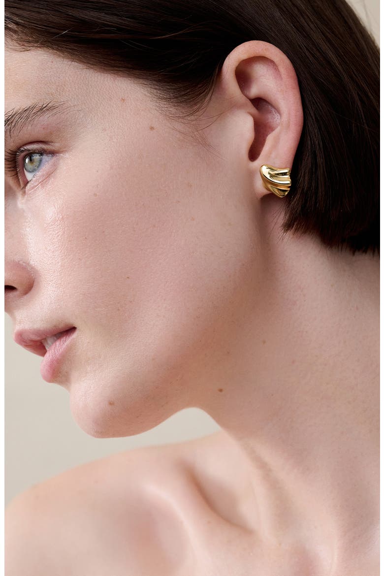 Zoe Stud Earrings, Alternate, color, HIGH POLISH GOLD