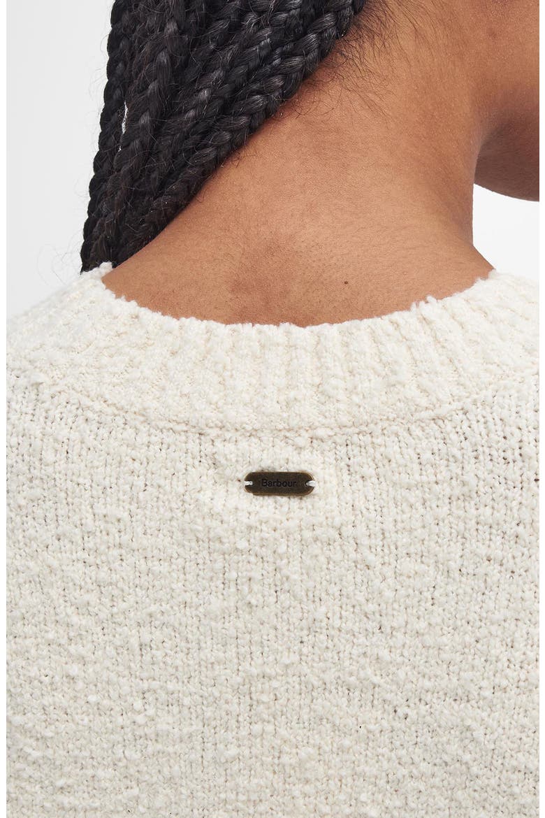 Iris Cotton Blend Bouclé Sweater, Alternate, color, ECRU BEIGE