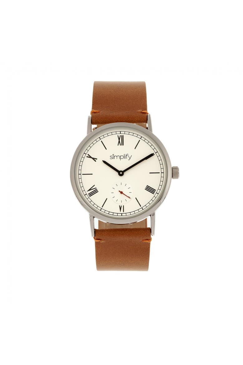 The 5100 Series Sub Dial Second Hand Watch, Main, color, Tan