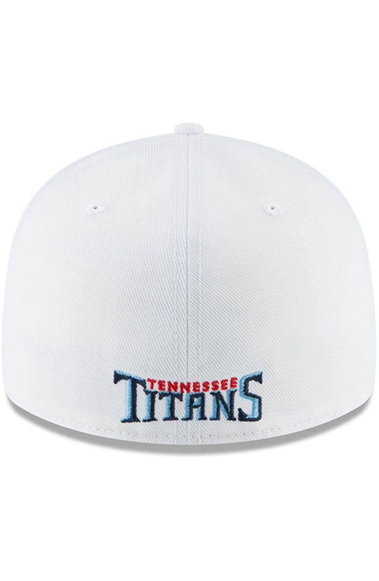 New Era Men's New Era White Tennessee Titans Omaha Low Profile 59FIFTY Fitted Hat, Alternate, color, 