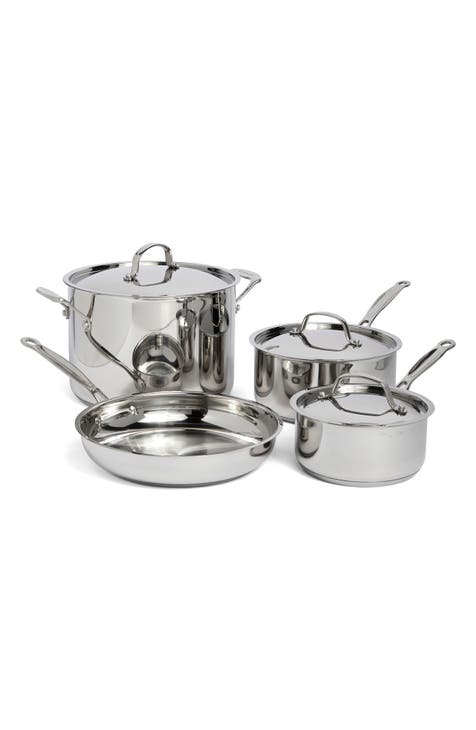 Chef's Classic Stainless Steel 7-Piece Cookware Set