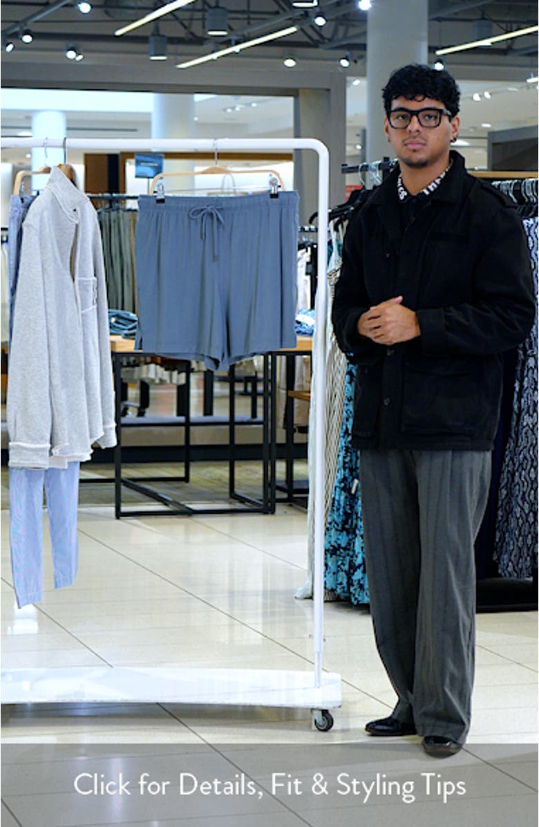 Stretch Modal & Silk Sleep Shorts, sales video thumbnail