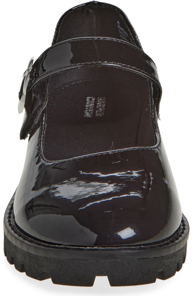 Harper Canyon Kids' Davianna Patent Mary Jane Flat, Alternate, color, Black