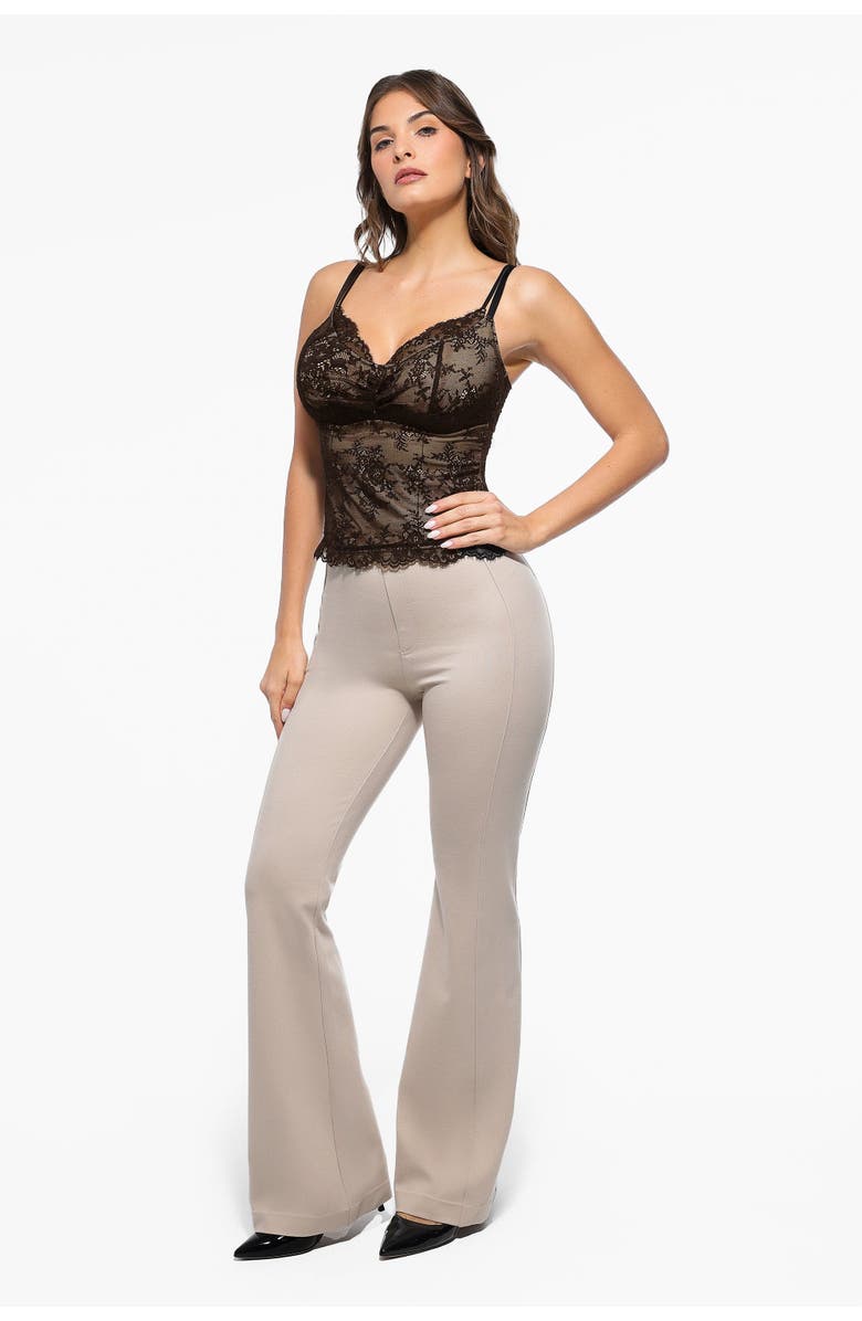 Popilush Shapewear Lace Contouring Camisole, Alternate, color, Beige Overflow