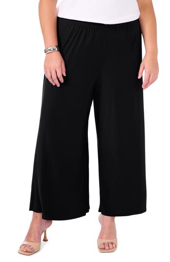 Vince Camuto Solid Drawstring Pants In Rich Black