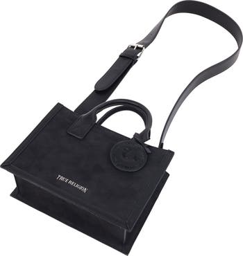 Top Handle Box Tote Bag