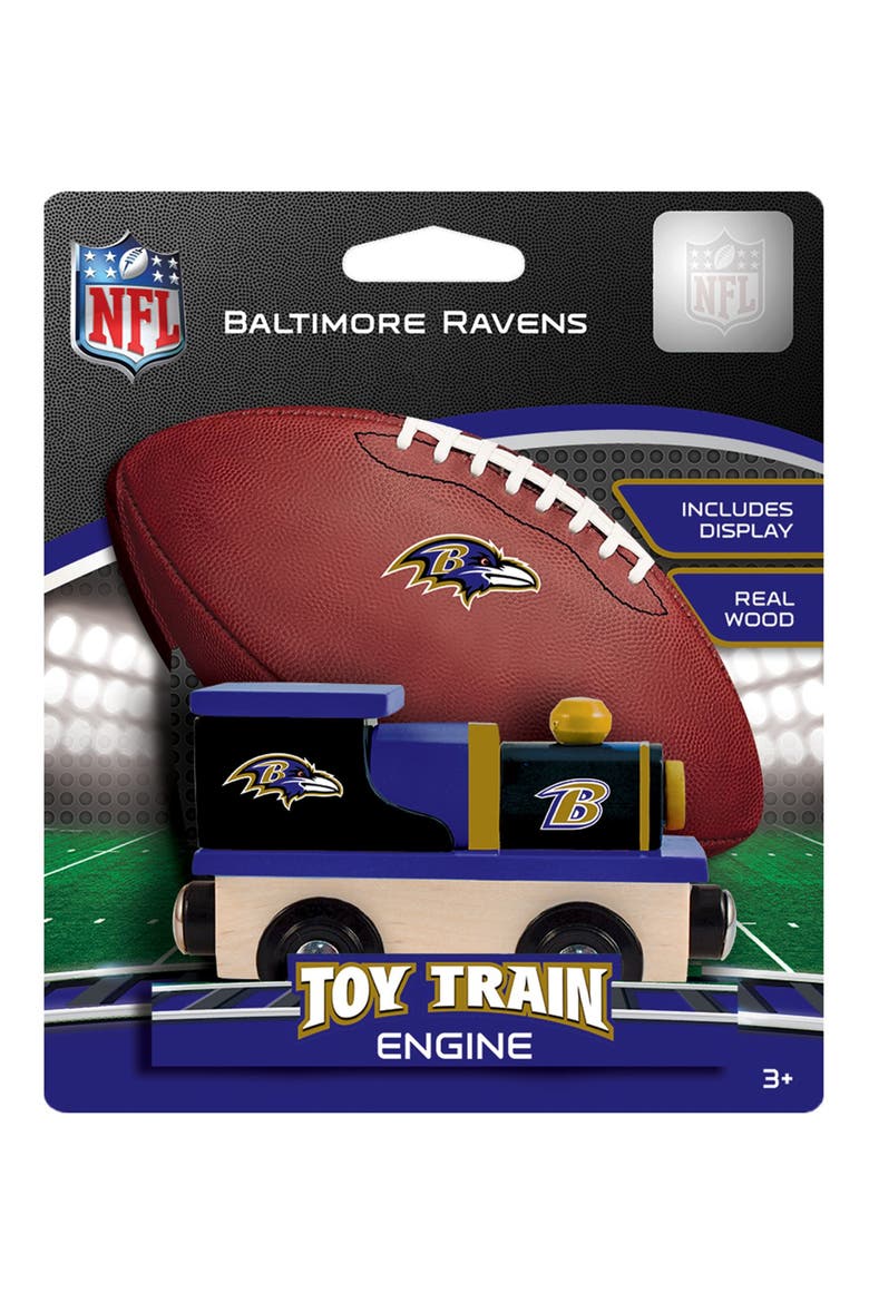 Baltimore Ravens Toy Train Engine, Alternate, color, Multicolor
