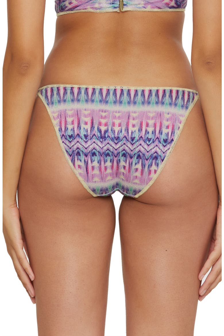 Tulum Side Tie Bikini Bottoms, Alternate, color, PURPLE MULTI