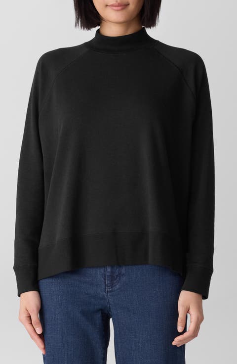 Mock Neck Long Sleeve Top