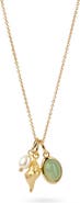 Ana Luisa Gold Charm Necklace - Ocean