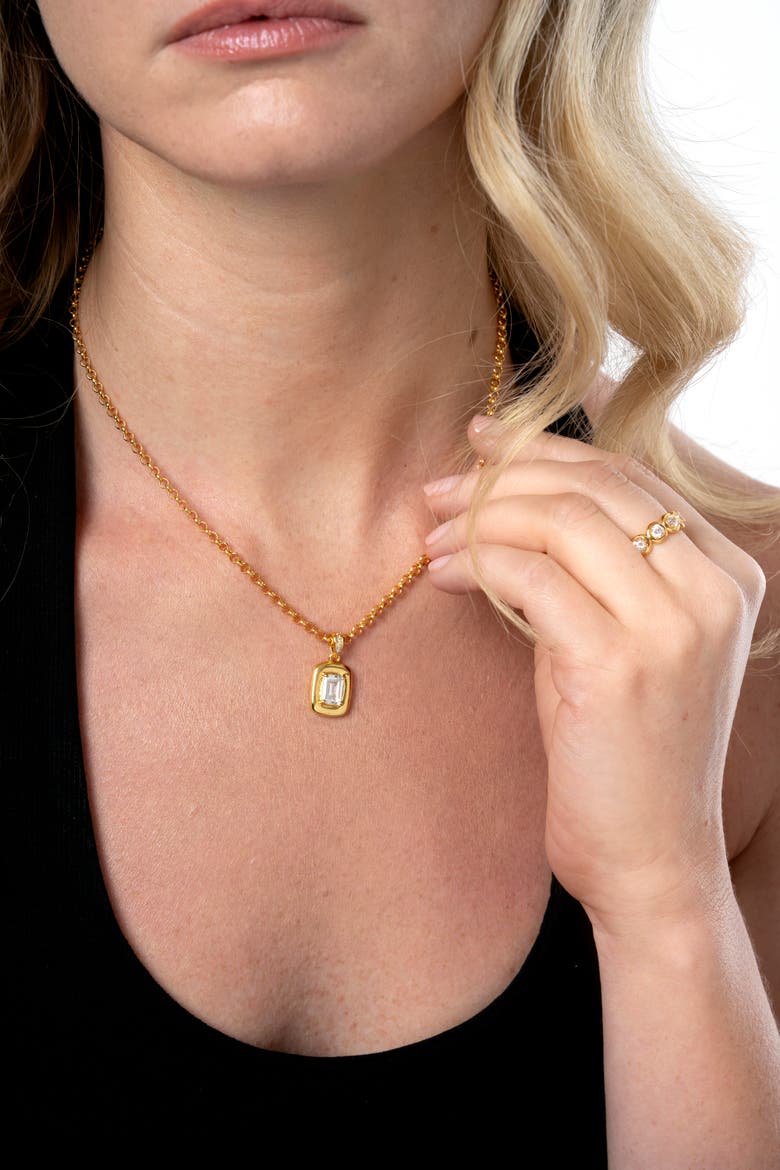 Sol Pendant Necklace, Alternate, color, Gold