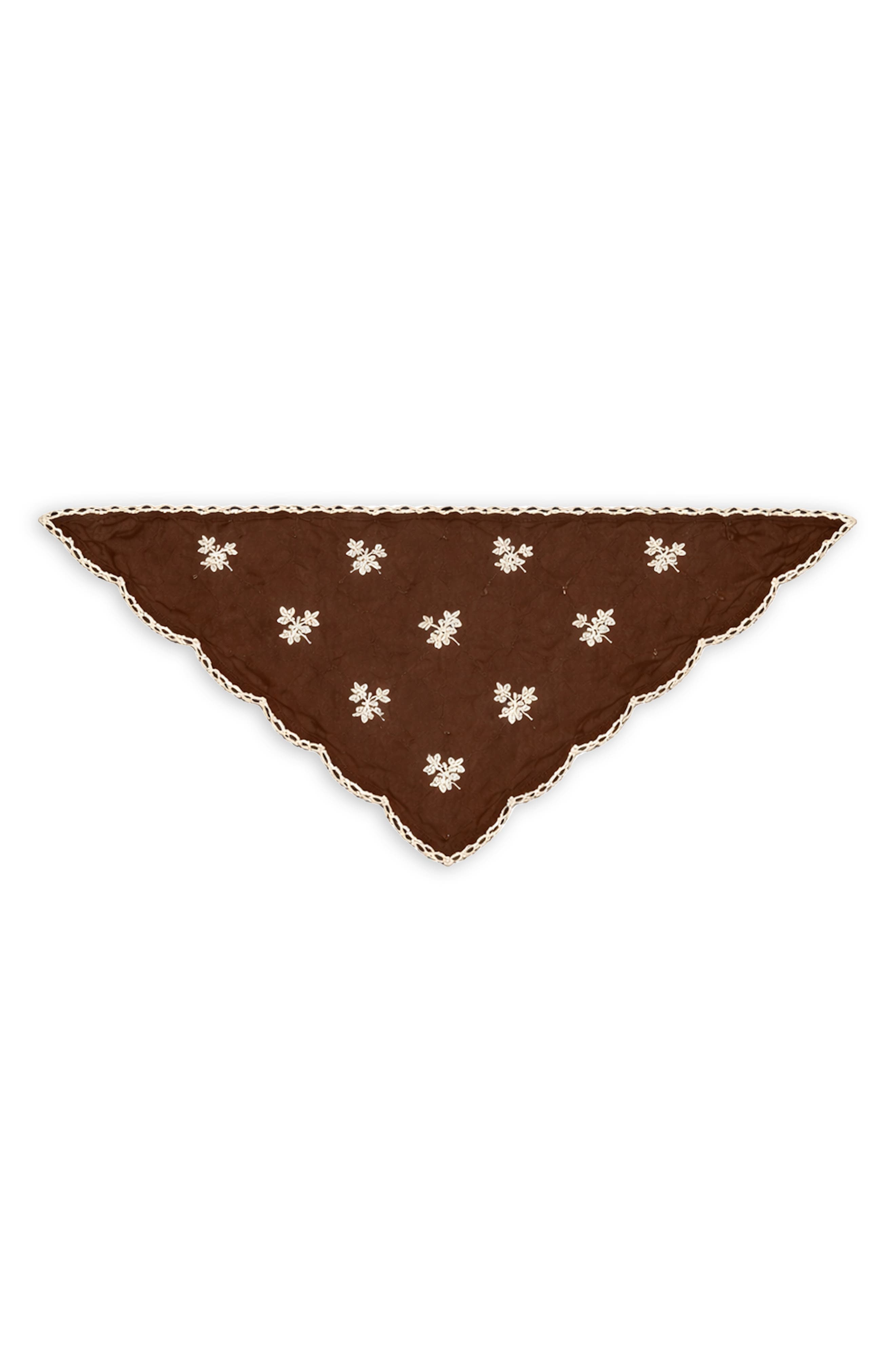 SAACHI Floral Embroidered Traingle Bandana