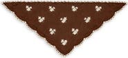 SAACHI Floral Embroidered Traingle Bandana