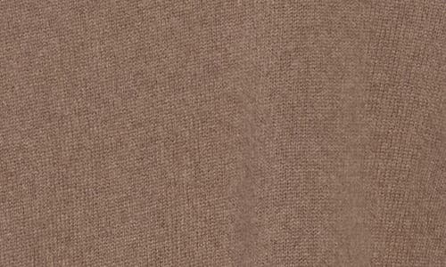 Vince Long Sleeve Wool Blend Polo In Brown