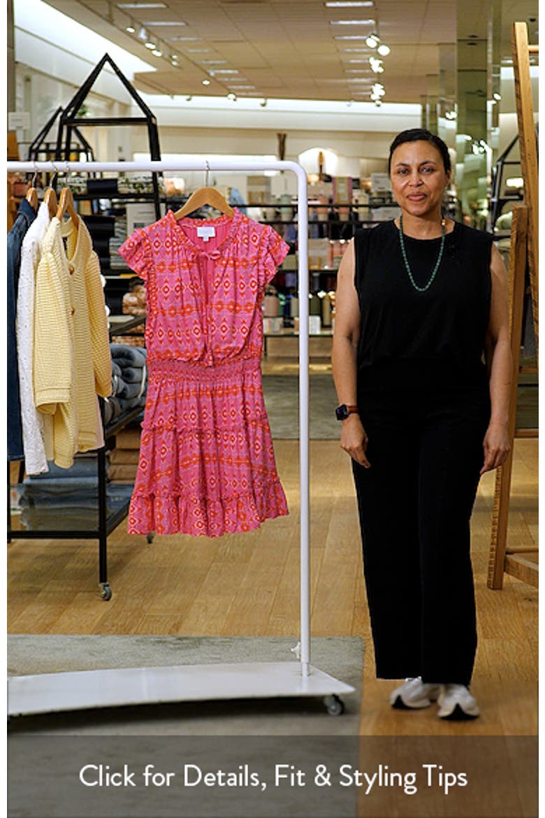 Mirany Ikat Toledo Tiered Minidress video