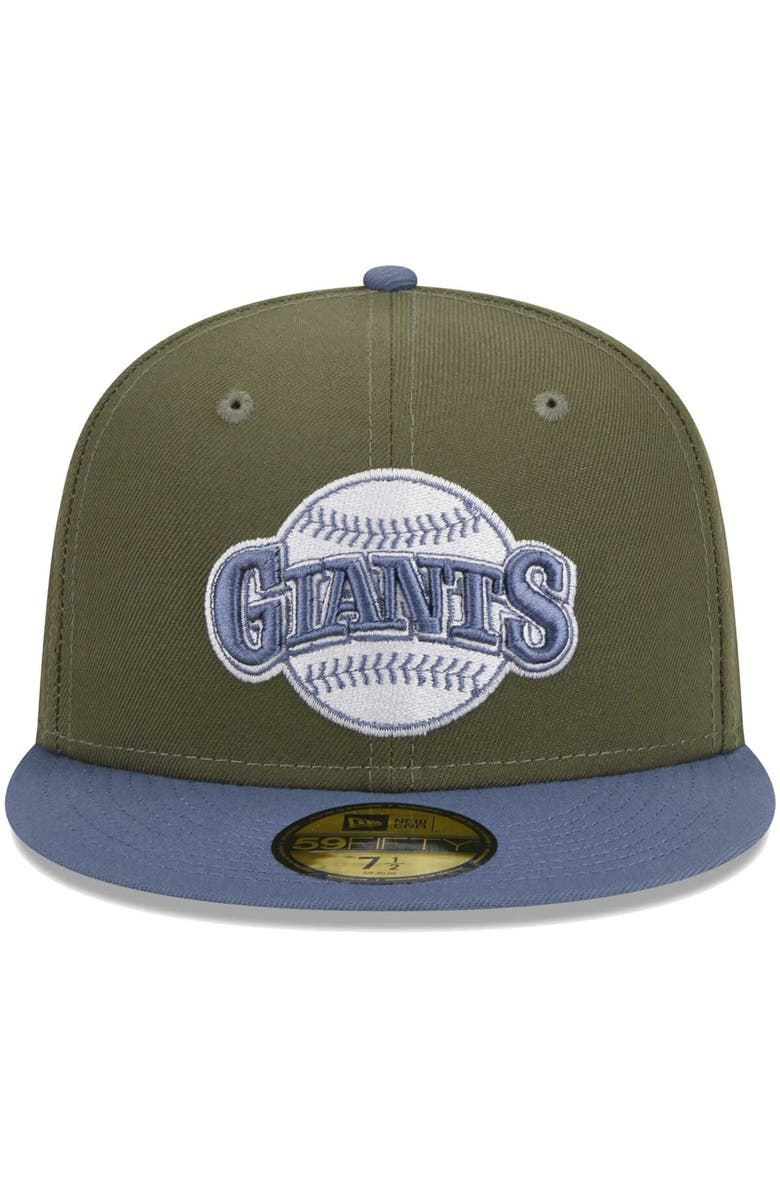 New Era Men's New Era Olive/Blue San Francisco Giants 59FIFTY Fitted Hat, Alternate, color, 