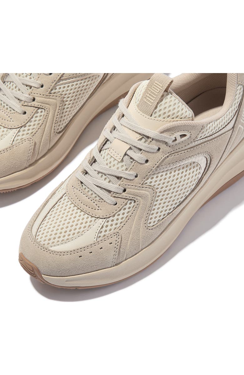 FitFlop F-Mode Flow Platform Sneaker, Alternate, color, Stone Beige/ Paris Beige