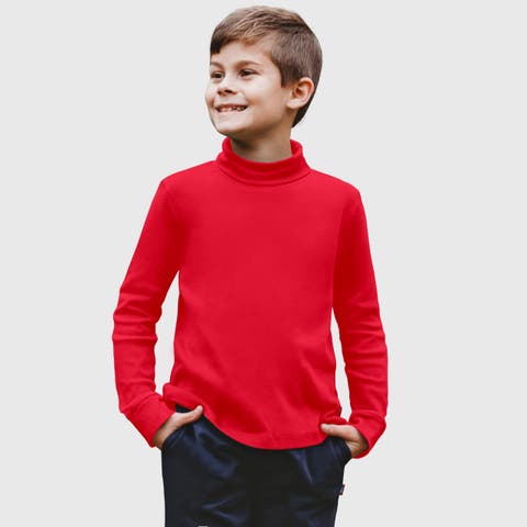Boys and Girls Soft Cotton Turtleneck (Baby)