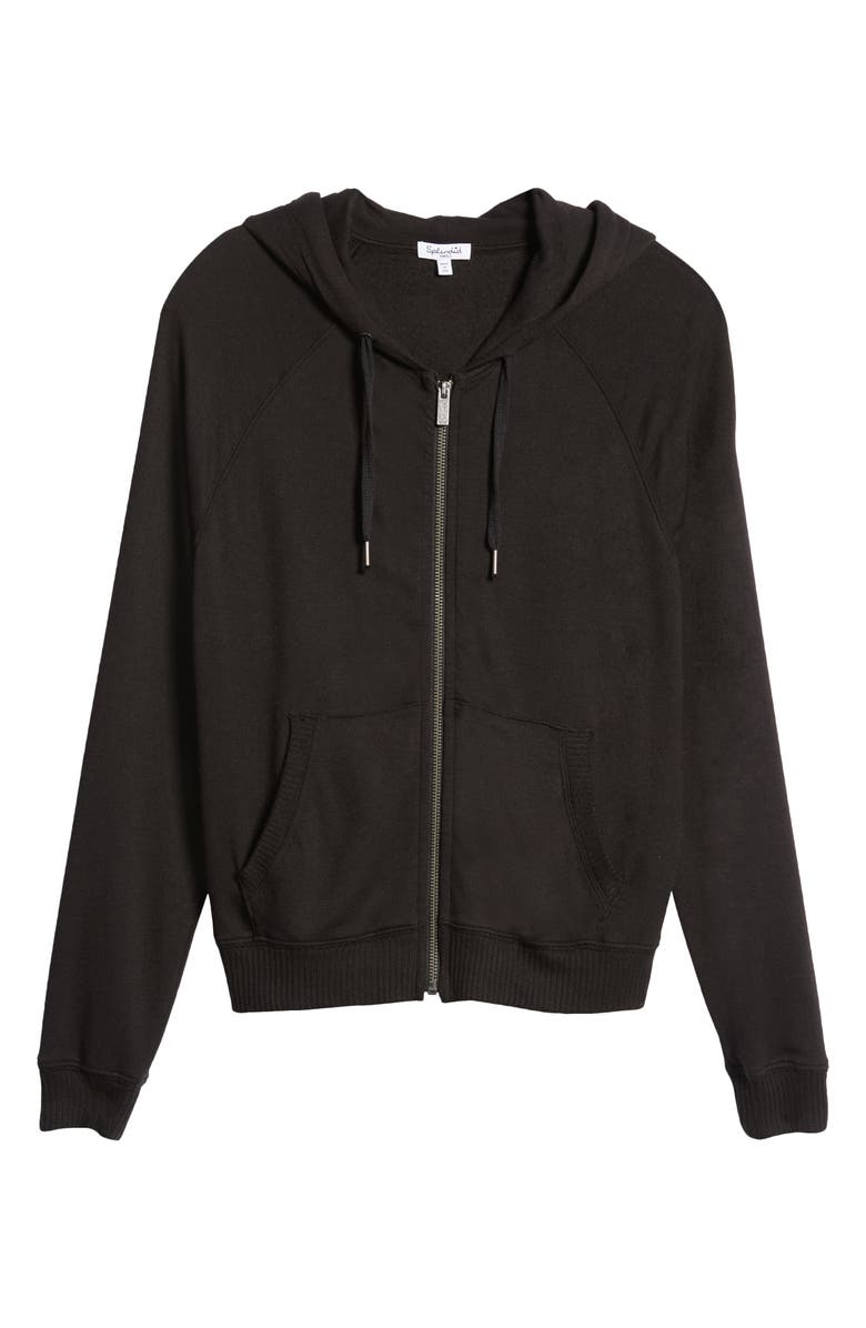 Splendid Zip-Up Hoodie, Alternate, color, Black