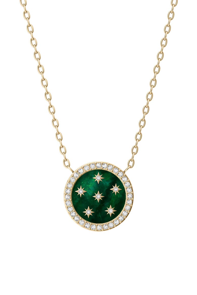 Merrit Northlight Mother of Pearl Pendant Necklace, Main, color, GOLD