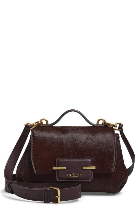 Realm Genuine Calf Hair Crossbody Bag