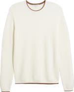 Jack Victor Belvedere Tipped Merino Wool Sweater