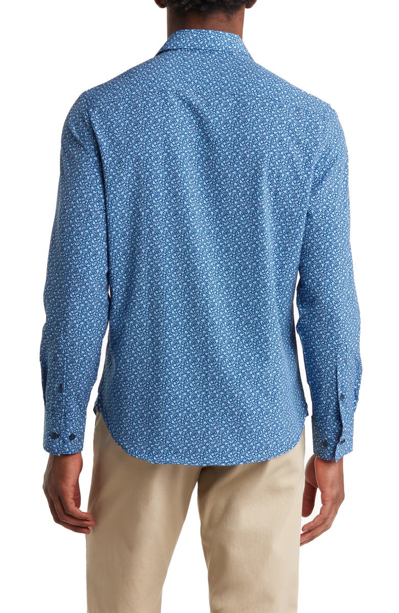 CONSTRUCT Slim Fit Floral 4-Way Stretch Performance Button-Up Shirt, Alternate, color, 