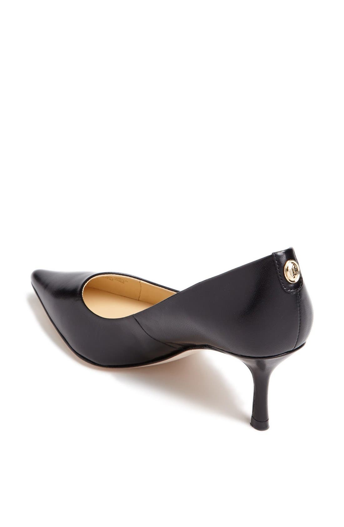 'Indico' Pump, Alternate, color, BLACK LEATHER