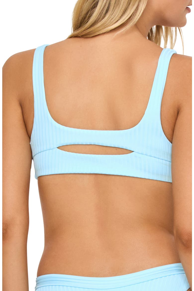 Effie Cutout Bikini Top, Alternate, color, TOURMALINE