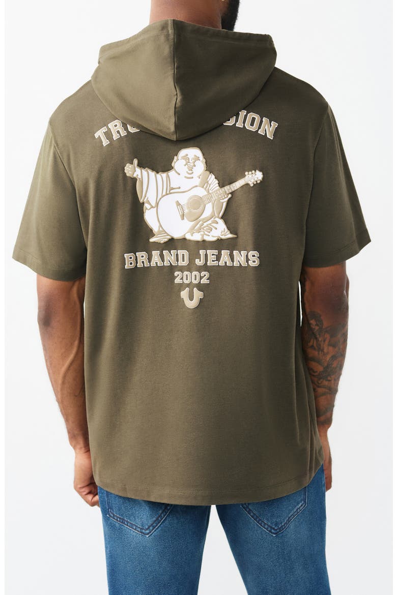 Buddha Hoodie Tee, Alternate, color, KALAMATA