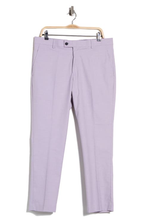 Flat Front Oxford Dress Pants