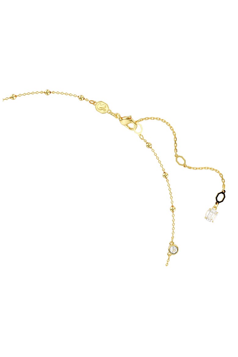 Imber Crystal Station Necklace, Alternate, color, GOLD