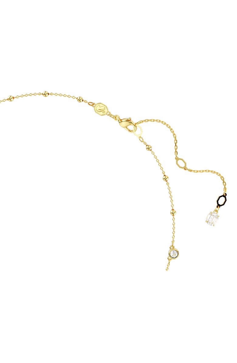 Swarovski Imber Crystal Station Necklace, Alternate, color, Gold