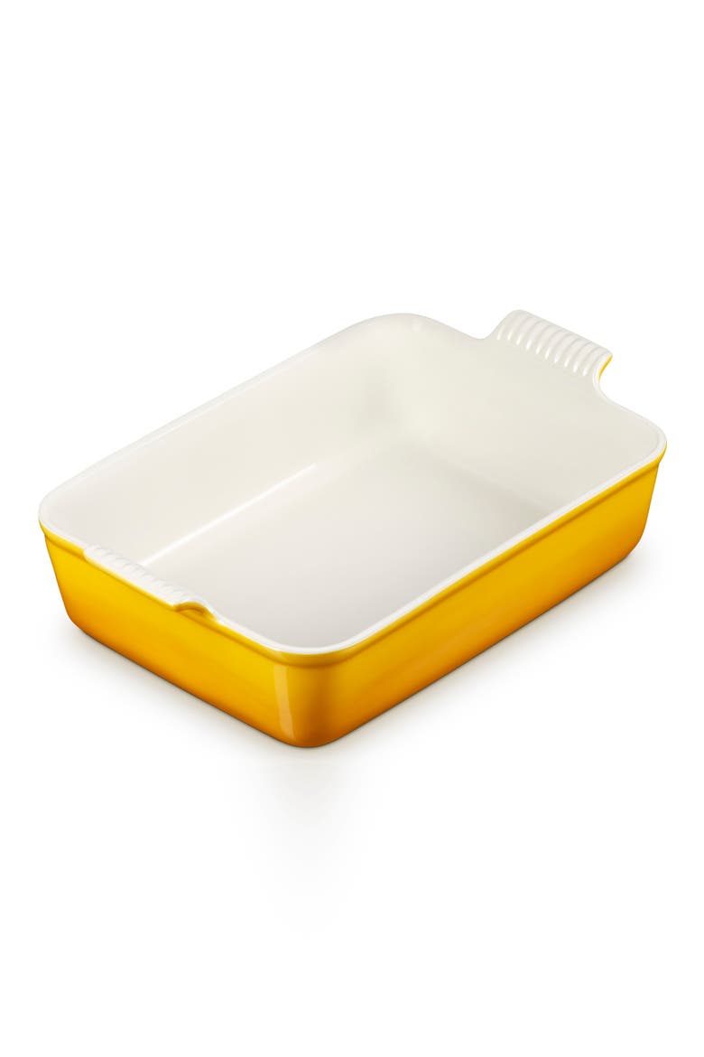 Heritage Stoneware Deep Lasagna Dish, Alternate, color, NECTAR