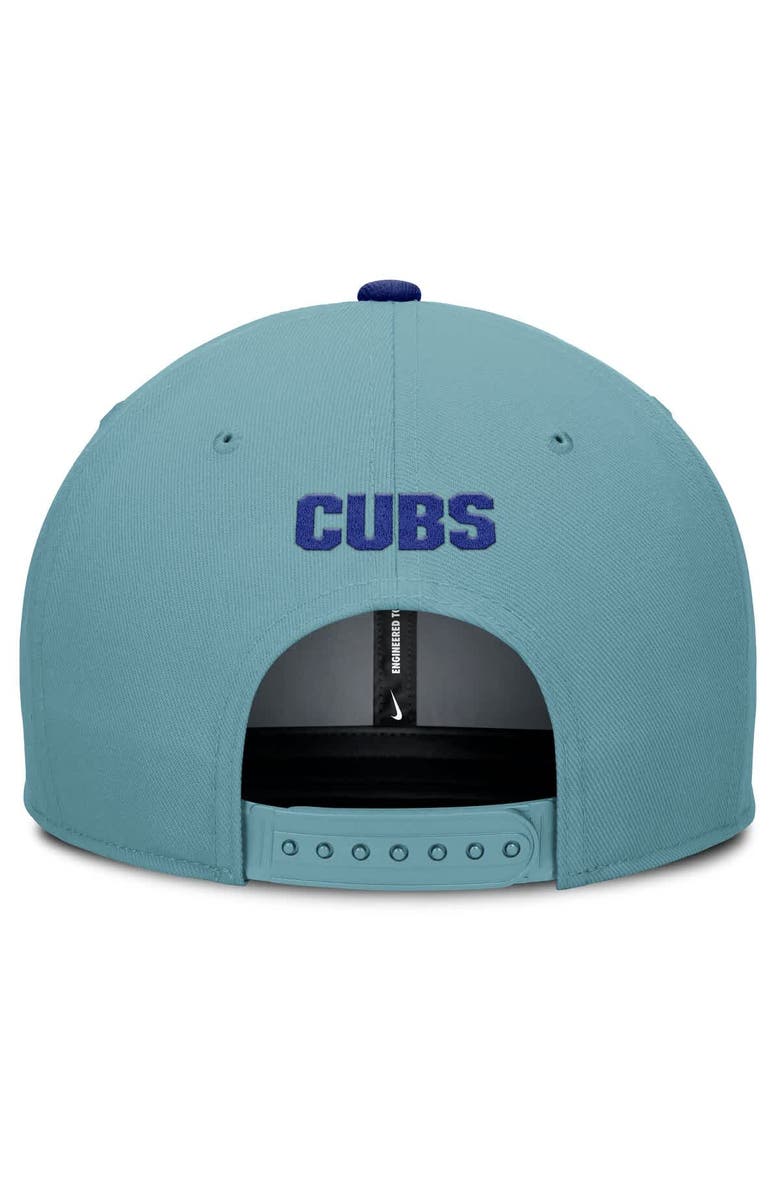 Nike Men's Nike Turquoise Chicago Cubs Father's Day Pro Performance Snapback Hat, Alternate, color,