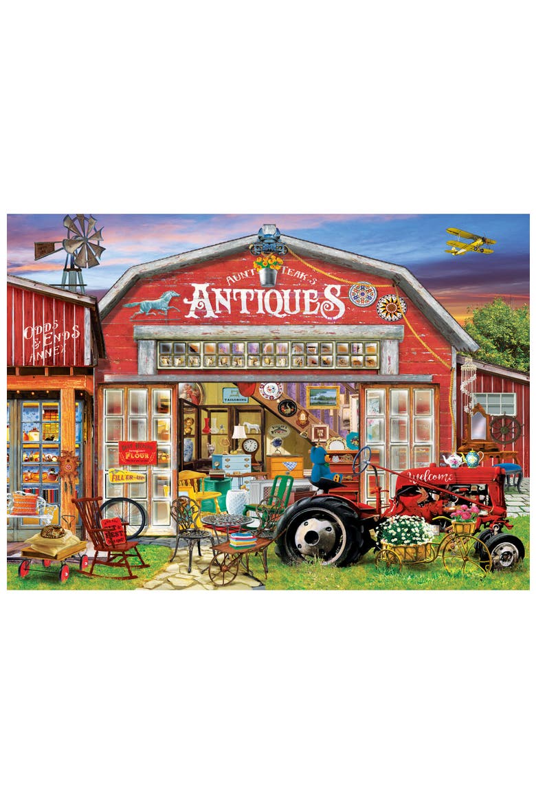 Antiques for Sale 1000 Piece Puzzle, Alternate, color, Multicolor