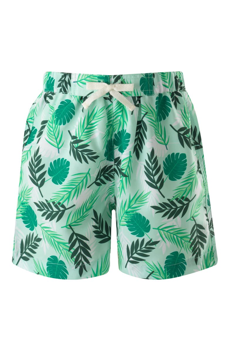 Rachel Riley Palm Tree Swim Trunks, Main, color,