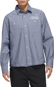 adidas x Mark Gonzales Long Sleeve Button-Up Shirt