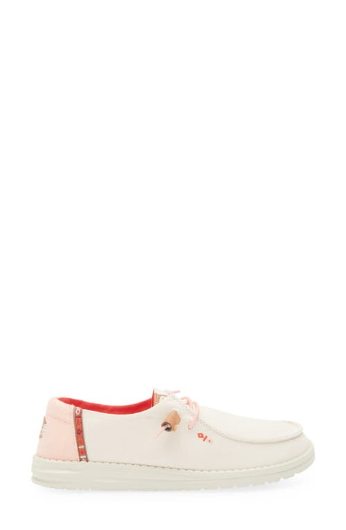 Hey Dude Wendy Twill Sneaker In Natural